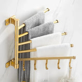 WoodSteel Luxe Papierhandtuchhalter Wand – Holz & Edelstahl Design | Bad- & WC-Organizer | Modern & langlebig