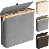 CleanStore WC-Papier Aufbewahrungsbox mit Deckel – Geschlossener Toilettenpapier Behälter | Hygienische Lagerung | Platzsparendes Design
