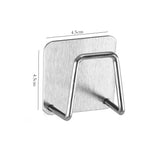 Küchen Schwammhalter Wand Edelstahl – Spül Organizer Selbstklebend | Abtropfhalter & Haken System