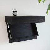 SecretShelf Versteckregal aus Holz – Schwebendes Wandregal mit Geheimfach | Unsichtbare Aufbewahrung | Modernes Design