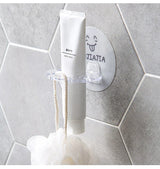 PureStick Wand-Organizer Badezimmer – Selbstklebender Zahnbürstenhalter aus PVC | Platzsparende Aufbewahrung | Hygienisch & Ohne Bohren