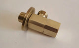 AquaLuxe Duschhandbrause Set Gold – Sparbrause mit Edelstahlschlauch | Gleichmäßiger Wasserfluss | Modernes Duschdesign