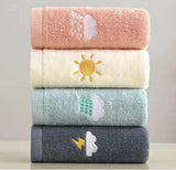 CottonPure Comfort Handtuchset 4-teilig – Ringgesponnene Baumwolle | Hochsaugfähig | Weich & Alltagstauglich