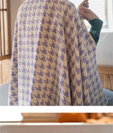 COTONIQUE Hahnentritt Gesichtstuch Baumwolle – Jacquard Handtuch | Saugstark & Hautfreundlich | Vintage Design