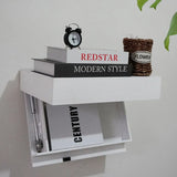SecretShelf Versteckregal aus Holz – Schwebendes Wandregal mit Geheimfach | Unsichtbare Aufbewahrung | Modernes Design