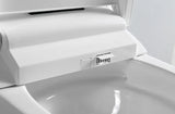 HygienoLift Komfort-WC-Sitz in Quadratform – Automatische Deckelsteuerung, Warmlufttrocknung & Intelligente Reinigungsfunktionen