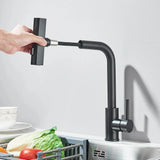 CulinaVero Küchenarmatur mit Ausziehbrause – Edelstahl Mischbatterie | Wasserfallauslauf | Maximale Flexibilität