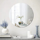 AcryLuma Flexible Acryl-Wandspiegel rund & oval – bruchsicherer Dekospiegel für Badezimmer und Wohnräume | ultraleicht, selbstklebend & sicher | moderne Raumvergrößerung