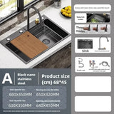 SteelPrime Pro Edelstahl-Küchenspülen-Set – Rechteckiges Einzelbecken | 3 mm Stärke | Mit Wasserhahn & Seifenspender | Komplettsystem für moderne Küchen