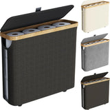 CleanStore WC-Papier Aufbewahrungsbox mit Deckel – Geschlossener Toilettenpapier Behälter | Hygienische Lagerung | Platzsparendes Design