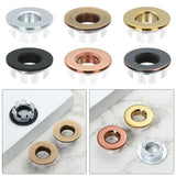 AquaTrim Design-Überlaufring aus Metalllegierung – Waschbecken Überlaufabdeckung | Korrosionsbeständig | Elegantes Bad-Detail