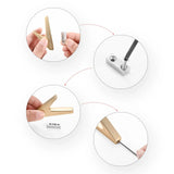 Nobressa Design Wandhaken Set – Robuste Metallhaken für Bad & Wohnbereich | Edle Mattoptik | Stilvolle Ordnungslösung