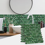 MarbleStyle Premium Marmoroptik Wandaufkleber Schwarz-Weiß Selbstklebend – Wasserfeste Fliesenfolie 1/6/12er Set | Elegante Design-Wandverkleidung für Küche & Bad | Hitzebeständige PVC Fliesensticker