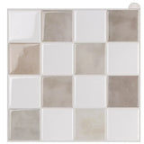 TileNova 3D Wandfliesen selbstklebend – Backsplash Fliesenoptik für Küche & Bad | Ölbeständig | Moderne Raumgestaltung