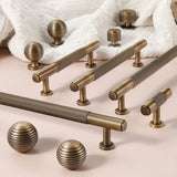 ClassicLine Möbelgriffe aus Messing – Europäische Bronze Schrankgriffe | Zeitloses Design | Langlebige Oberfläche