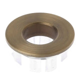 LuxGuard Pro Überlaufring aus Messing – Design-Abdeckung für Waschbecken 22–25 mm | Dekoratives Finish | Werkzeuglose Montage