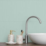 FliesenArt 3D Wandaufkleber selbstklebend – Backsplash Fliesenoptik für Küche & Bad | Wasser- & hitzebeständig | Schnelle Raumverwandlung