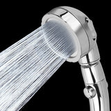 FlexFlow Drehbare Handbrause – 3 Strahlarten Duschkopf mit 360° Rotation | Wassersparend | Chromdesign