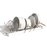 KITCHENIX FoldRack Topfdeckelhalter – Faltbarer Küchen Organizer | Platzsparend & Vielseitig