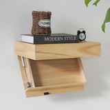 SecretShelf Versteckregal aus Holz – Schwebendes Wandregal mit Geheimfach | Unsichtbare Aufbewahrung | Modernes Design