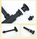 PureDrain Premium Ablaufventil Waschbecken-Abflussset – Geruchsdichter Siphon | Zuverlässiger Geruchsschutz im Bad | Massives korrosionsbeständiges Messing