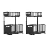 Unterspülen Regal Ausziehbar 2 Stufen – Küchenschrank Organizer | Gewürzkorb | Platzsparendes Stahlregal