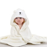 CuddleNest Baby-Kapuzenbadetuch – Korallenvlies Kinderbadetuch | Ultraweich | Schnell trocknend & wärmend