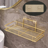 Oraluxe Premium Wandhalter für Mundspülbecher Schwarz-Gold Selbstklebend – Bohrfreie Badezimmer Ablage | Elegantes Becherregal für Waschbereich & Gäste-WC | Platzsparende und hygienische Aufbewahrung