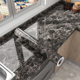 LuxeStone Pro Selbstklebende Marmor-Designfolie für Küche & Möbel – Wasserfeste PVC-Dekorfolie für Arbeitsplatten, Schränke & Fliesen | Hochwertige Renovierungslösung in Natursteinoptik
