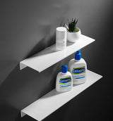 HydroShelf Aluminium Duschregal zur Wandmontage – Rostfreier Bad-Organizer für Shampoo & Pflegeprodukte | Platzsparend | Modernes Design