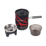 Fire-Maple FMS-X1 Trekkingkocher – Kompaktes Gas-Kochsystem mit Topf & Wärmetauscher | 30 % Höhere Wärmeeffizienz | Piezozünder für Outdoor & Bergtouren