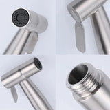 HygienaPro Toilettensprühgerät Edelstahl – Handbrause Bidet | Präzise Reinigung | Wassersparende Hygiene-Lösung