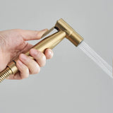 PureSpray Wand-Bidet-Dusche Schwarz – Edelstahl WC-Handbrause Set | Kaltwasser Shattaf | Hygienische Reinigungslösung