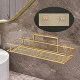 Oraluxe Premium Wandhalter für Mundspülbecher Schwarz-Gold Selbstklebend – Bohrfreie Badezimmer Ablage | Elegantes Becherregal für Waschbereich & Gäste-WC | Platzsparende und hygienische Aufbewahrung
