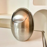 MiniSteel Swing Mülleimer – Edelstahl Tischabfalleimer 1,5L | Hygienischer Schwingdeckel | Kompakt & Elegant