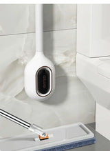 AeroFresh Premium WC Bürste mit Duftsystem Wandmontage Silikon TPR Bohrenfrei – Hygienische Toilettenbürste mit Aromafach | Flexible Reinigung & Geruchsneutralisation | Moderne Badezimmerlösung
