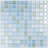 GlasMosaik 3D Wandfliesen selbstklebend – Hochglanz Mosaikoptik für Küche & Bad | Hitzebeständig | Flexible DIY-Gestaltung