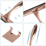 KRISTALLKLAR Premium Glasabzieher – Edelstahl Fensterwischer | Streifenfreier Glanz | Ergonomisch & Vielseitig