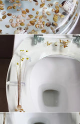 ComfortSilent WC-Sitz aus Duroplast mit Absenkautomatik – Universeller Toilettensitz | Geräuschloses Schließen | Extra Stabil