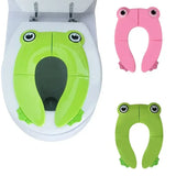 MiniPotty GoFalt Kinderreise-Töpfchen – Faltbarer Toilettentrainer | Cartoon-Design | Hygienisch & Mobil