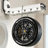 AquaFold Komfort Duschvorhang Set – Faltbares Magnetsystem mit Teleskopstange | Wasserdicht | Ohne Bohren Montage