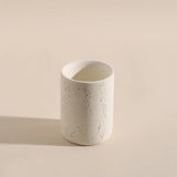 NATURIA Wabi-Sabi Badezimmer-Set – Naturstein Accessoires | Minimalistisches Spa Design für Bad & Hotel