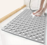 HydroGuard Quadratische Antirutsch-Duschmatte mit Saugnäpfen – rutschfeste Badematte für Dusche und Badewanne | Schnellentwässerung, Massage-Effekt & hygienischer Komfort