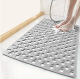HydroGuard Quadratische Antirutsch-Duschmatte mit Saugnäpfen – rutschfeste Badematte für Dusche und Badewanne | Schnellentwässerung, Massage-Effekt & hygienischer Komfort