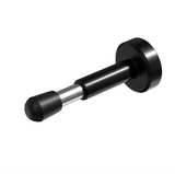 BronzoGrip Türstopper aus Massivmessing – Gerändelter Wand- & Bodenpuffer | Antikoptik | Robuster Türschutz