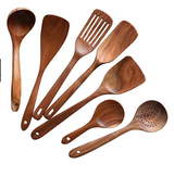 NaturEssence Premium Holz-Küchenhelfer-Set mit Aufbewahrungsgefäß – 5-teiliges Kochbesteck aus Naturholz | Schonendes Kochutensilien-Set für Antihaftgeschirr | Nachhaltiges Küchenorganisations-Set