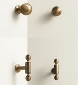 REGALIA Messing Möbelgriffe Antik – Schrank- & Schubladengriffe 128 mm | Edles Design | Langlebige Qualität