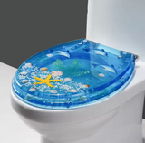 ComfortSilent WC-Sitz aus Duroplast mit Absenkautomatik – Universeller Toilettensitz | Geräuschloses Schließen | Extra Stabil