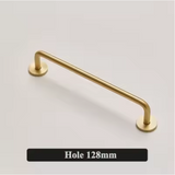 VELORIA Langgriff aus Messing in Goldoptik – Möbelgriff Extra Lang | Minimalistisches Design | Elegante Schranklösung