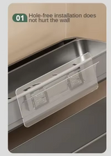 AquaSink Pro Spülen-Organizer – Küchenablage für Spüle | Multifunktionales Abtropfregal | Platzsparendes Ordnungssystem